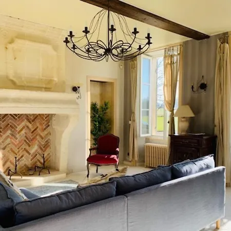 Luxury Chateau France - Pool Prázdninový dům Jonzac